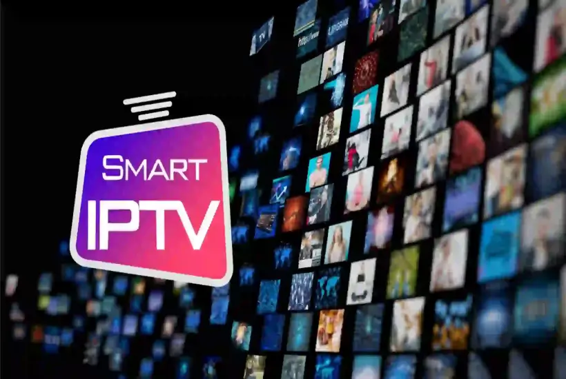 Interfaz de la aplicación smart iptv en un televisor inteligente