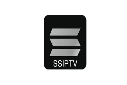 Interfaz de la aplicación SS IPTV en un televisor Samsung